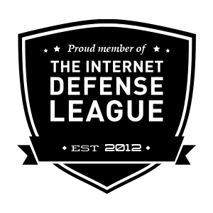 Proud Member of The Internet Defense League